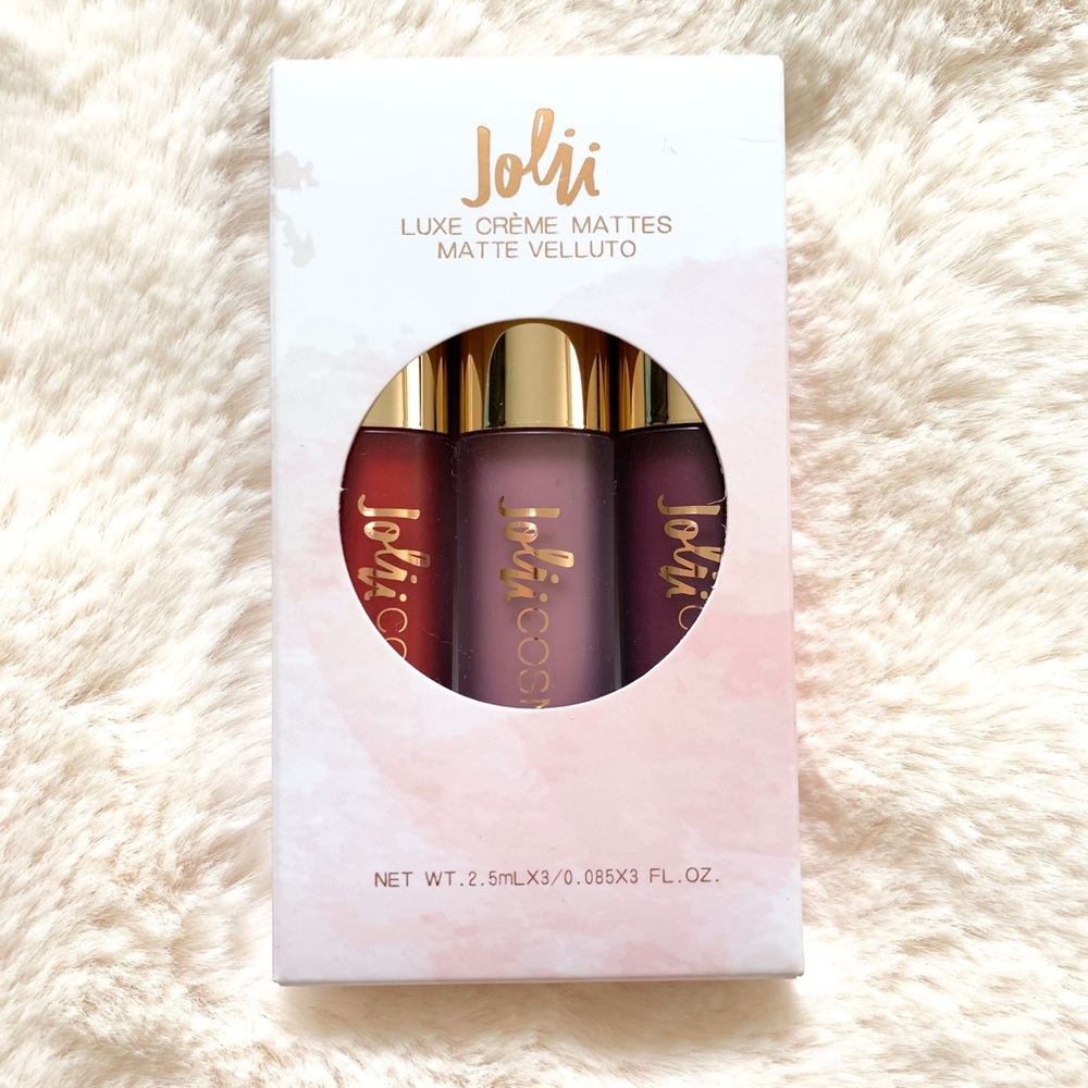 JOLII Luxe Crème Matte Lipstick Trio